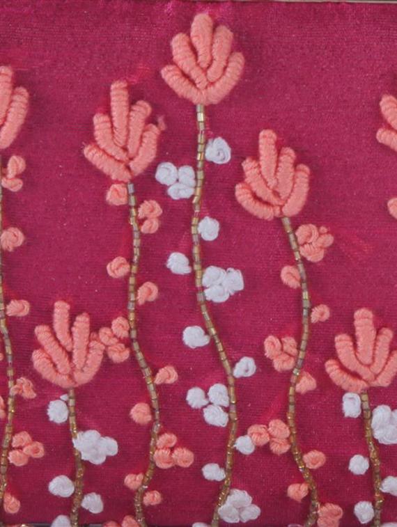 pink faux silk box clutch - 15697359 - Zoom Image - 5