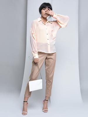 slit sleeved patch pocket detail shirt - 15697659 - Standard Image - 4