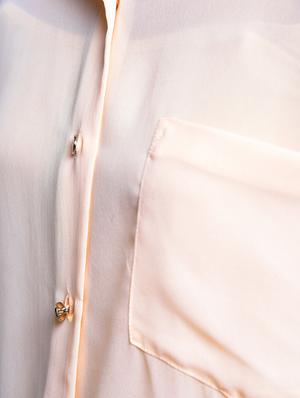 slit sleeved patch pocket detail shirt - 15697659 - Standard Image - 5