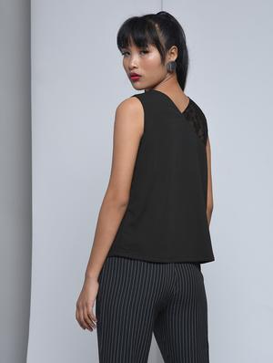 lace paneled sleeveless top - 15697663 - Standard Image - 3