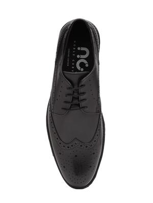black leather lace-up derbys - 15699301 - Standard Image - 4