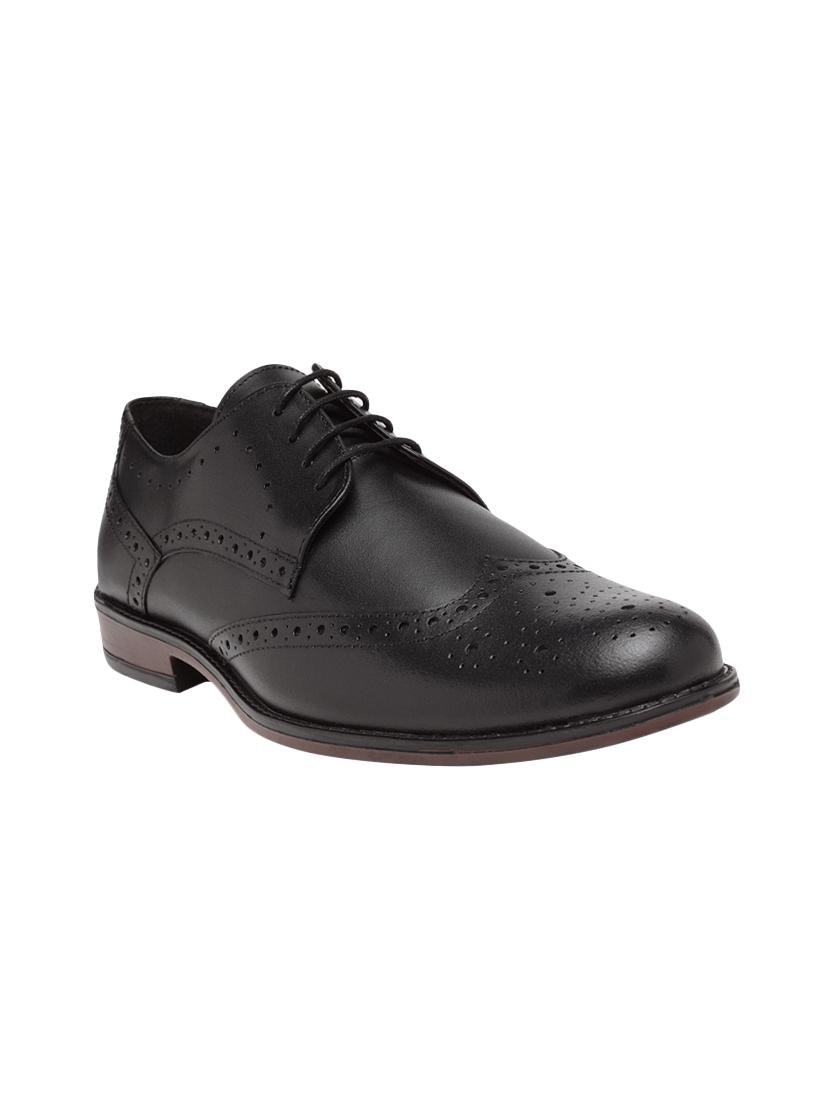 black leather lace-up derbys - 15699301 - Zoom Image - 1