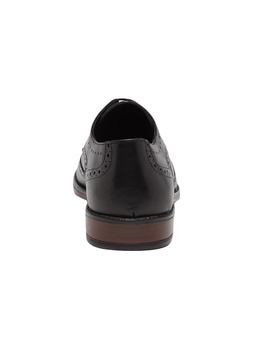 black leather lace-up derbys - 15699301 - Zoom Image - 3