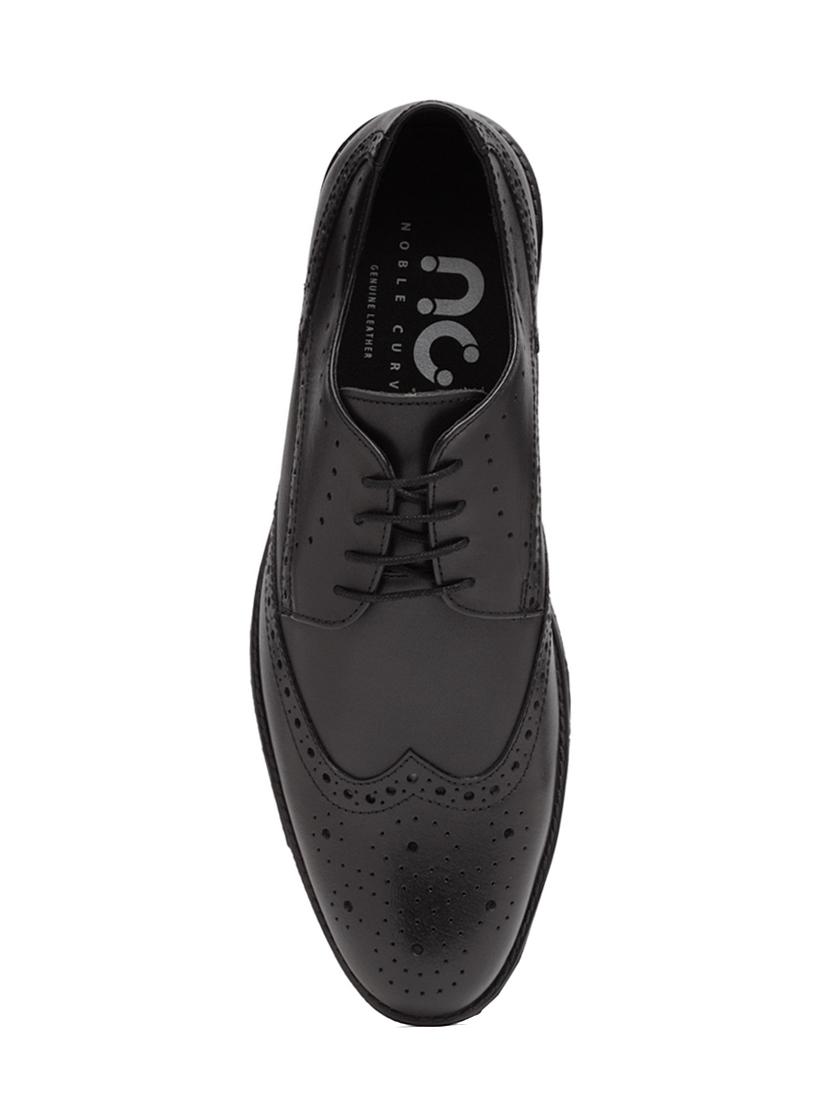 black leather lace-up derbys - 15699301 - Zoom Image - 4
