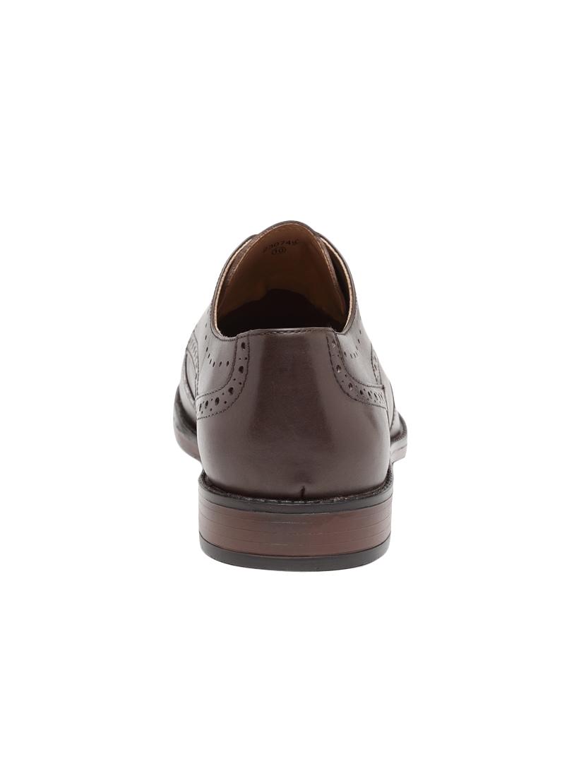 brown leather lace-up derbys - 15699302 - Zoom Image - 3