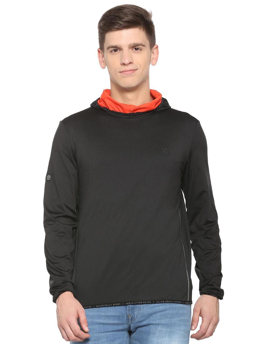 black polyester t-shirt - 15699992 - Zoom Image - 1
