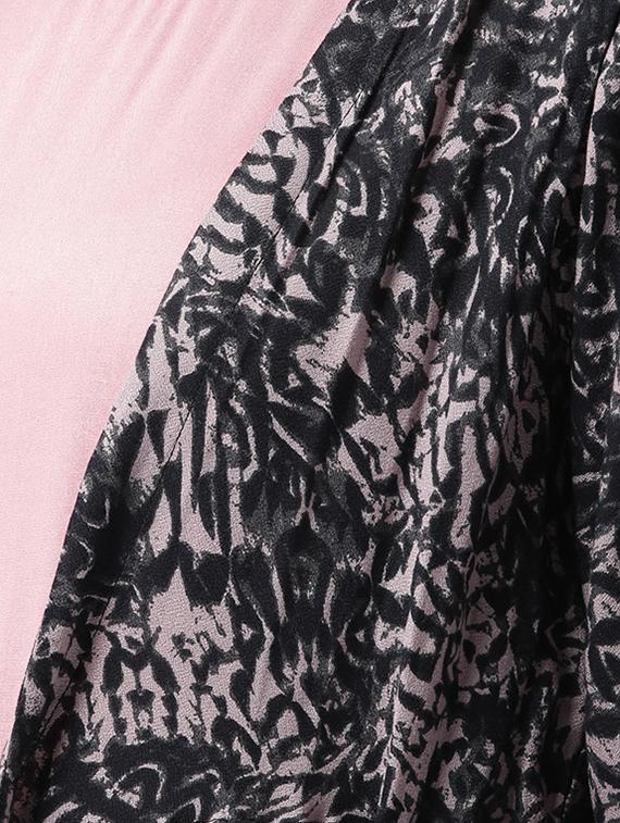 tie up detail layered dress - 15700095 - Zoom Image - 5