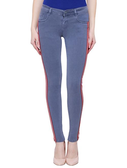 grey denim jeans - 15701319 - Standard Image - 1