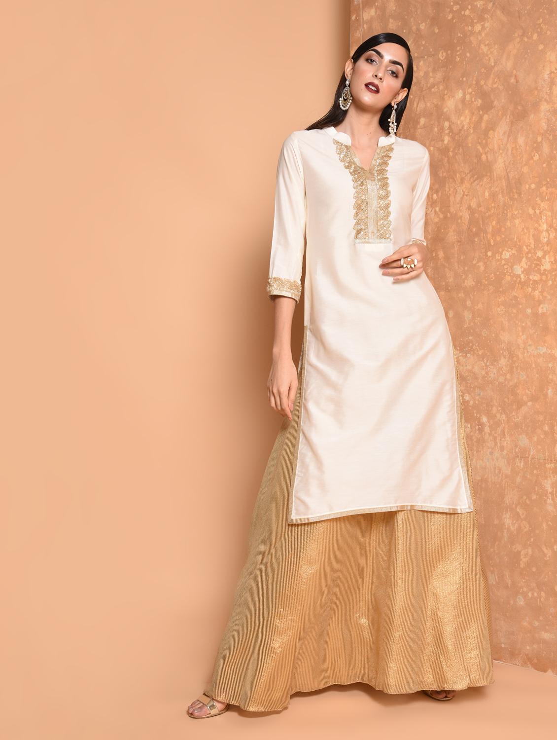straight gotta work kurta - 15701753 - Zoom Image - 1