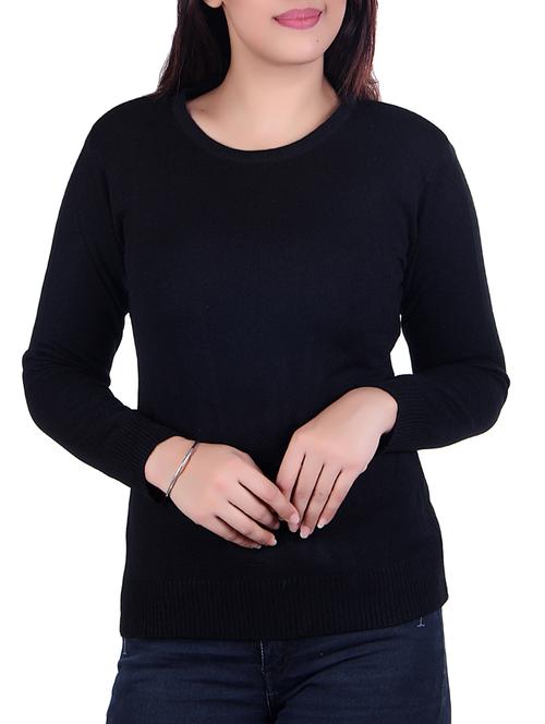 round-neck knitted pullover - 15701868 - Very Small Image - 1