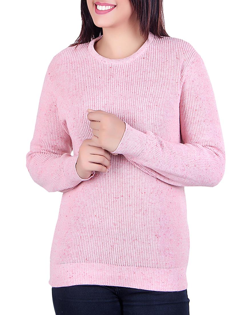 Solid ribbed pullover - 15701870 - Zoom Image - 1
