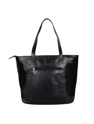 black leatherette (pu) regular handbag - 15702895 - Standard Image - 2