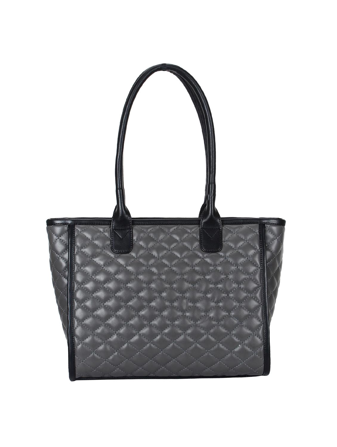 grey leatherette (pu) regular handbag - 15702902 - Zoom Image - 1