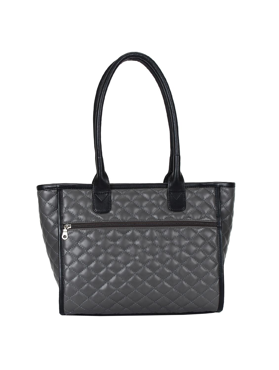 grey leatherette (pu) regular handbag - 15702902 - Zoom Image - 2