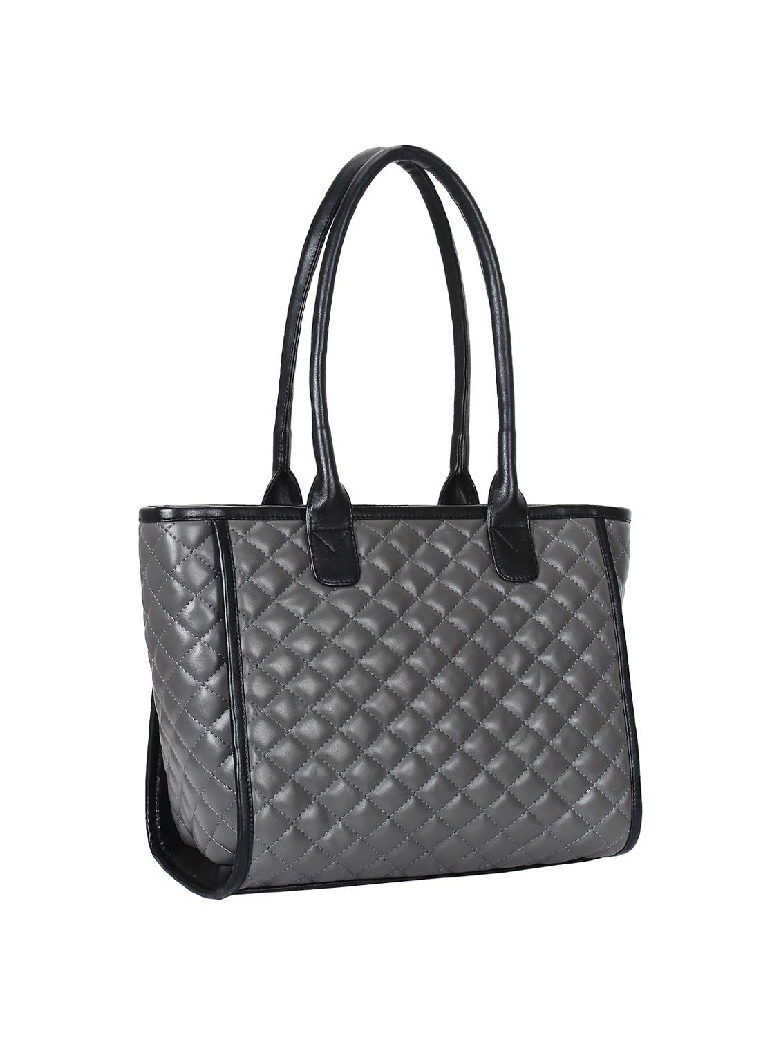 grey leatherette (pu) regular handbag - 15702902 - Zoom Image - 4