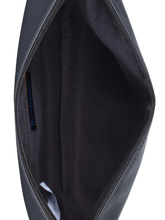 black leatherette (pu) regular sling bag - 15702921 - Zoom Image - 3