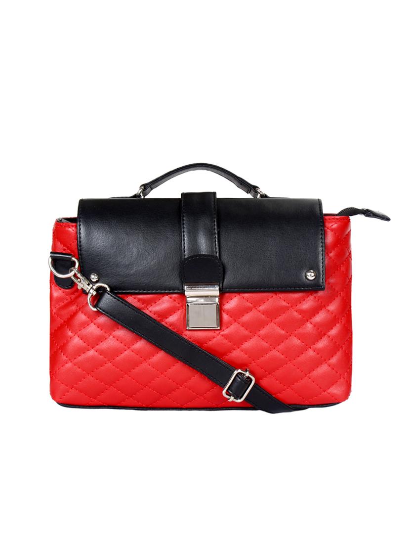 red leatherette (pu) regular sling bag - 15702928 - Zoom Image - 1