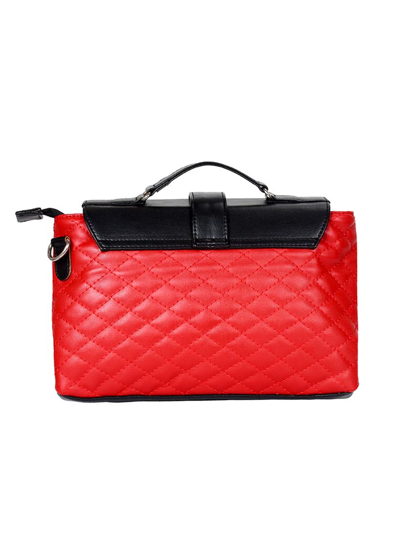 red leatherette (pu) regular sling bag - 15702928 - Zoom Image - 2
