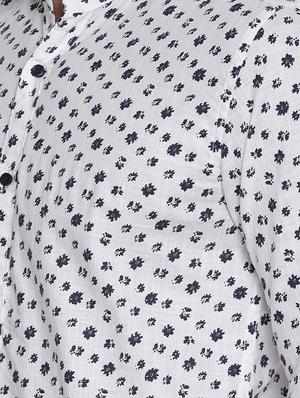 white cotton casual shirt - 15702960 - Standard Image - 5