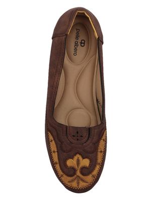 brown slip on wedges - 15703127 - Standard Image - 4