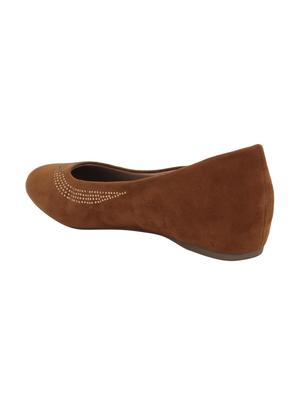 tan slip on ballerinas - 15703136 - Standard Image - 3