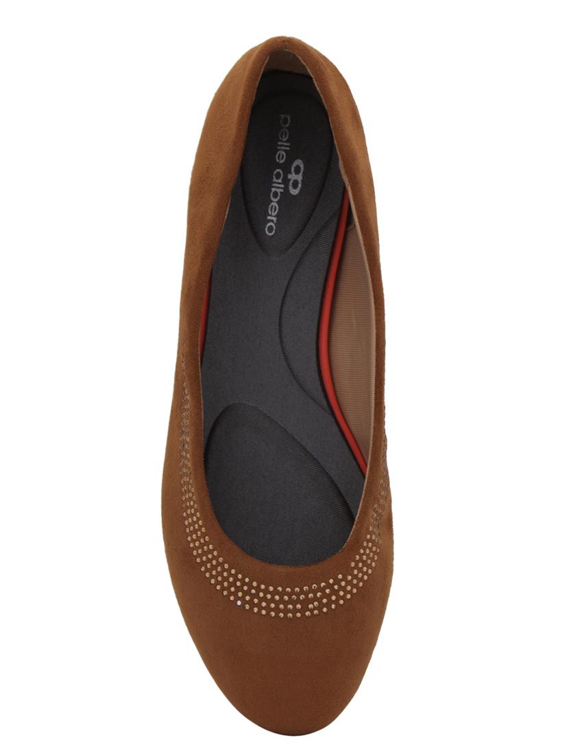 tan slip on ballerinas - 15703136 - Zoom Image - 4