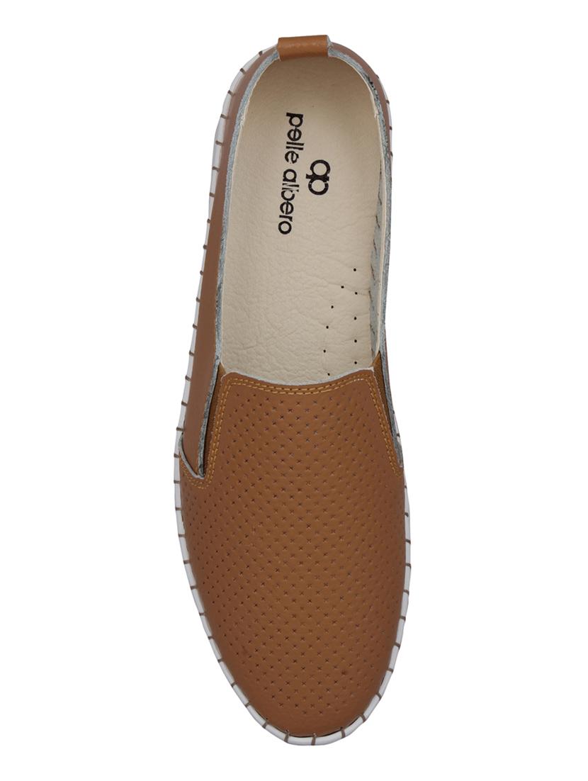 tan slip on casual shoes - 15703195 - Zoom Image - 4