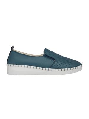 blue slip on casual shoes - 15703196 - Standard Image - 2