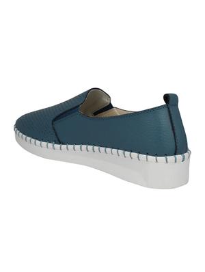 blue slip on casual shoes - 15703196 - Standard Image - 3