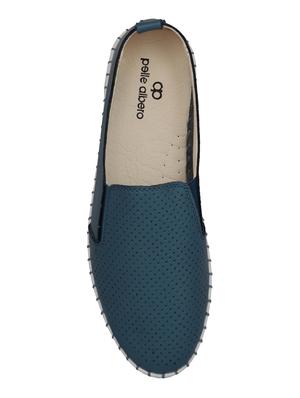 blue slip on casual shoes - 15703196 - Standard Image - 4