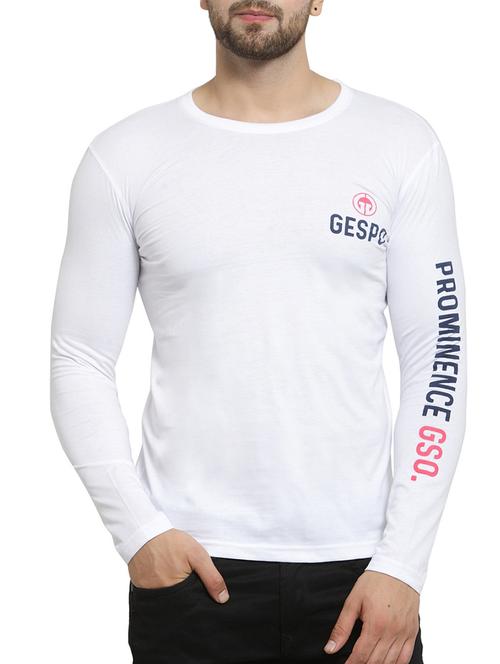 white cotton t-shirt - 15705205 - Standard Image - 1