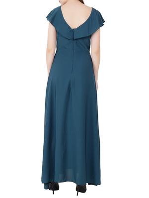 ruffle detail flared maxi dress - 15705292 - Standard Image - 3
