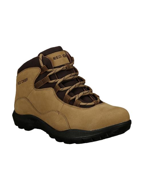 brown leather low ankle boots - 15705680 - Standard Image - 1