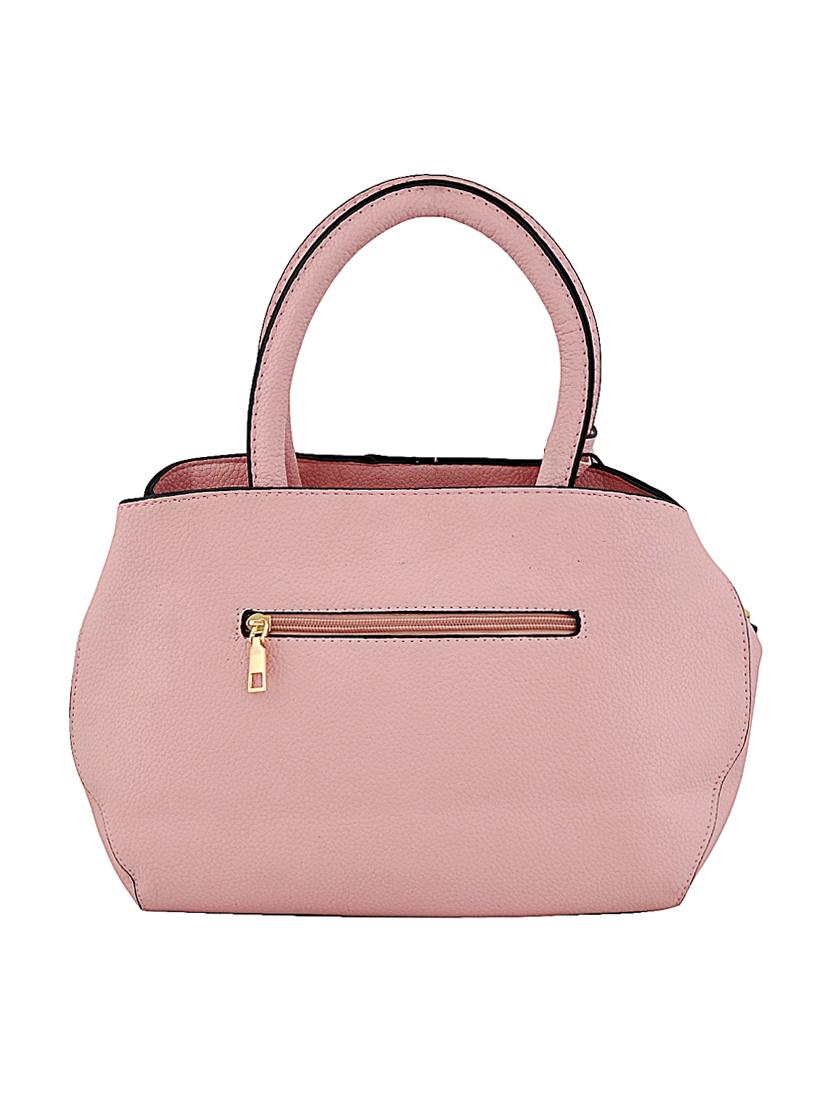 pink leatherette (pu) regular handbag - 15707098 - Zoom Image - 2