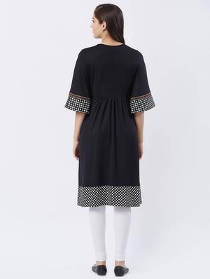 flared printed kurta - 15707313 - Standard Image - 4