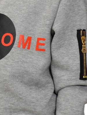 grey fleece sweatshirt - 15707460 - Standard Image - 4