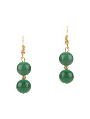 green necklace and earrings set - 15707510 - Standard Image - 3