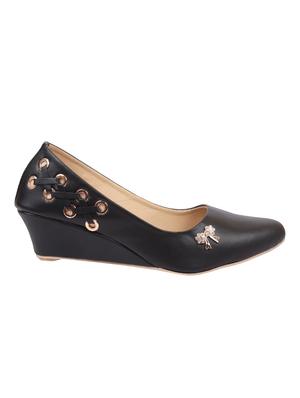 black embellished ballerina - 15707587 - Standard Image - 2