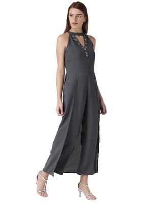 eyelet detail layered jumpsuit - 15708113 - Standard Image - 2