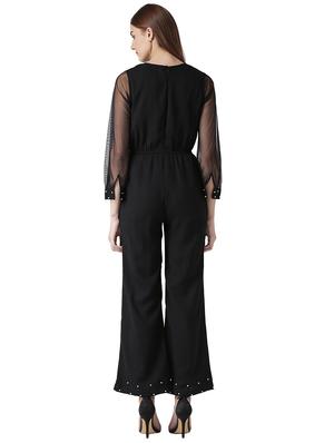 pearl embellished full leg jumpsuit - 15708115 - Standard Image - 3