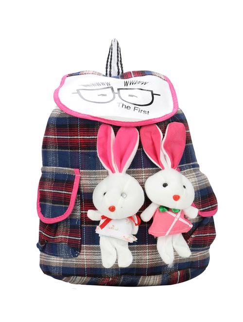 blue canvas fashion backpack - 15709054 - Standard Image - 1