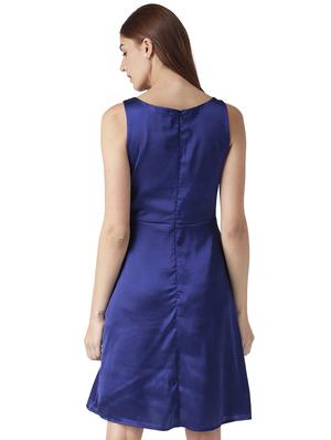 pleat detail sequined belted dress - 15709079 - Standard Image - 3