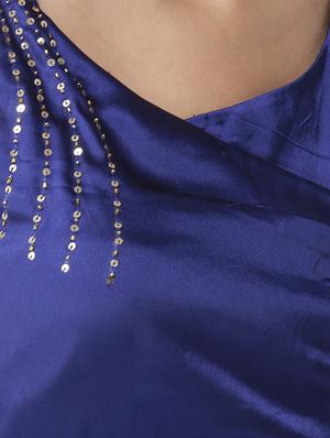 pleat detail sequined belted dress - 15709079 - Standard Image - 5