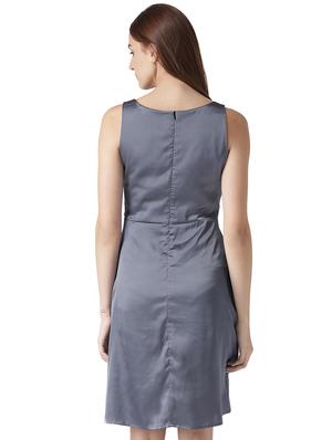 pleat detail sequined belted dress - 15709080 - Standard Image - 3