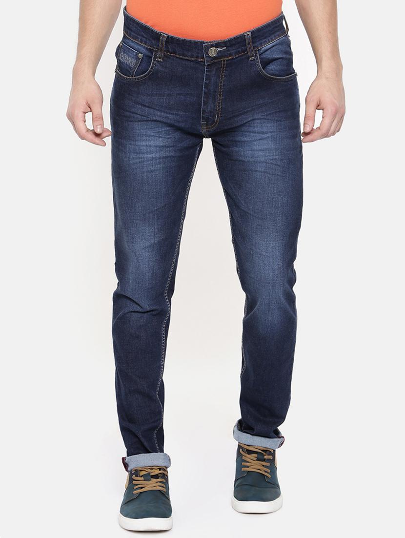 blue heavy washed jeans - 15709867 - Zoom Image - 1