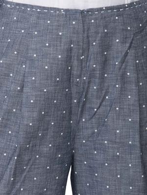 polka dotted pleated culottes - 15710221 - Standard Image - 5