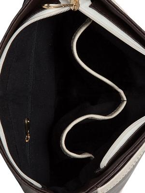 black leatherette (pu) messenger sling bag - 15710332 - Standard Image - 3