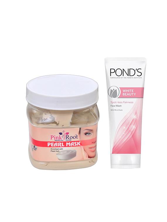 pink root pearl mask and pond's white beauty facewash - 15710771 - Zoom Image - 1