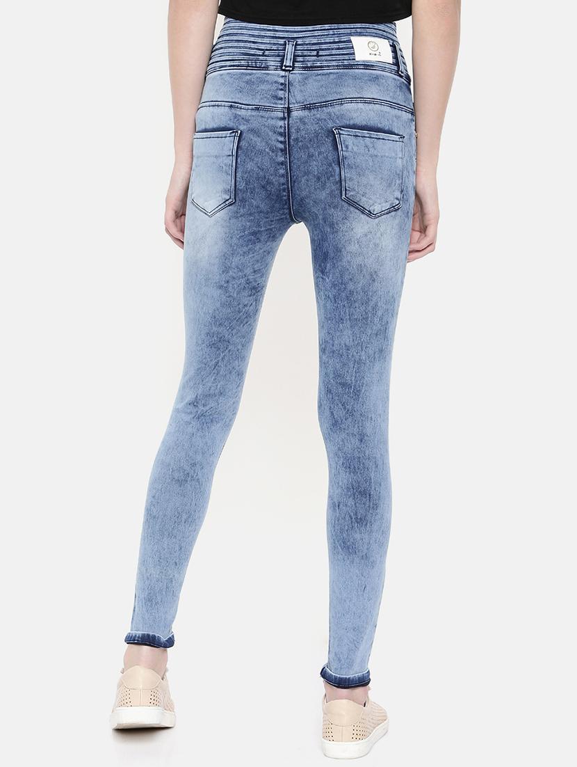 button-up stone washed jeans - 15713251 - Zoom Image - 3