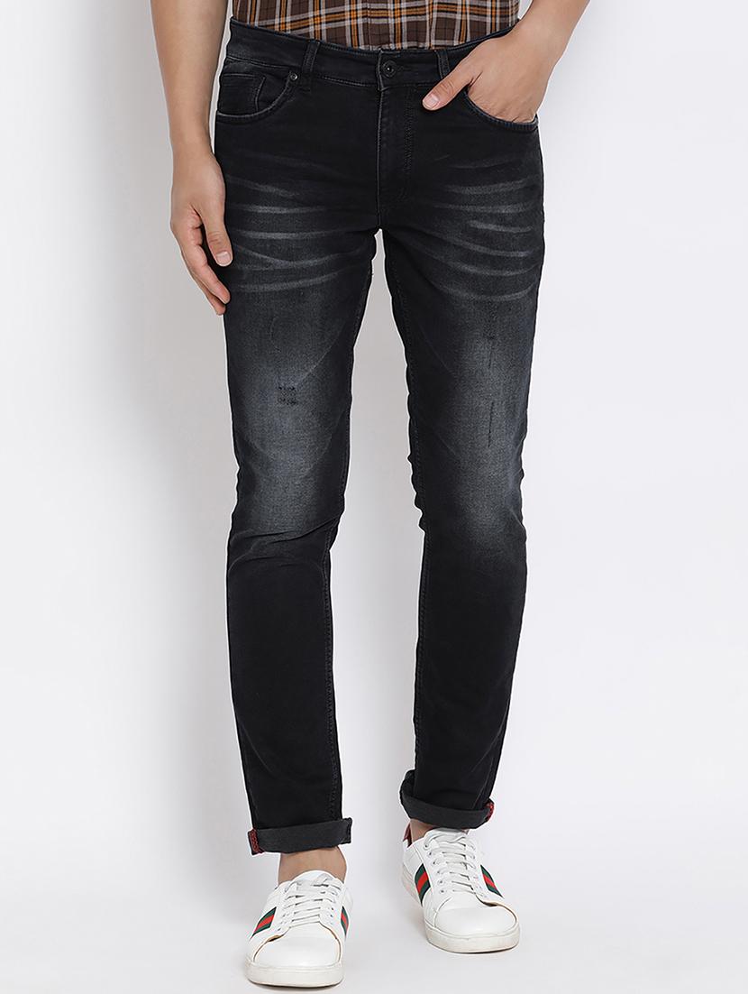 blue cotton washed jeans - 15713463 - Zoom Image - 1